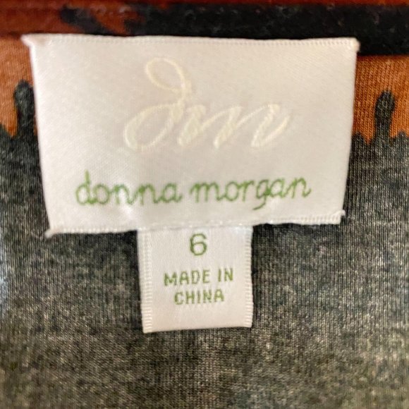 Donna Morgan Striped Beaded Dress 6 - Picture 4 of 5